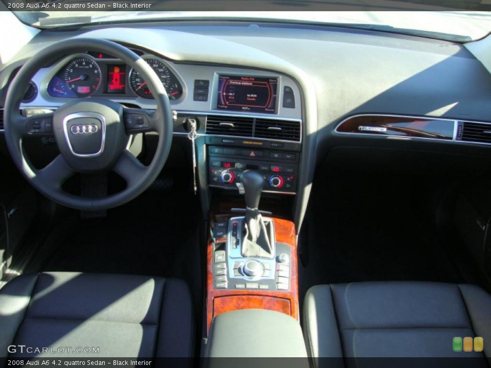 Black Interior Dashboard for the 2008 Audi A6 4.2 quattro Sedan #39180967