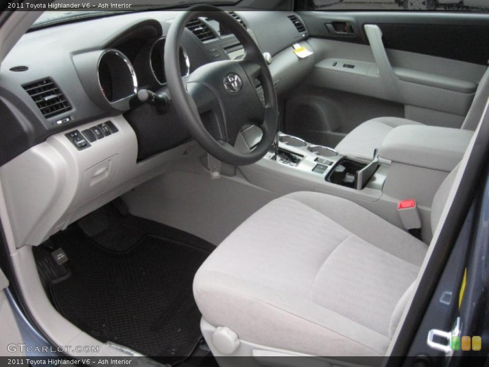 Ash Interior Prime Interior for the 2011 Toyota Highlander V6 #39181031