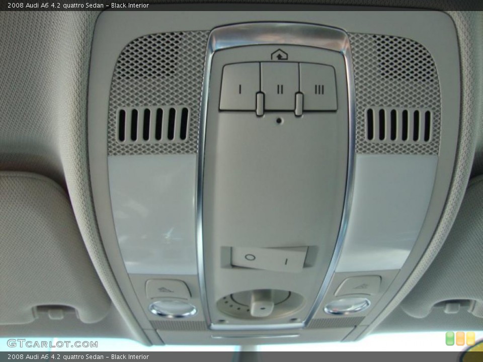 Black Interior Controls for the 2008 Audi A6 4.2 quattro Sedan #39181167