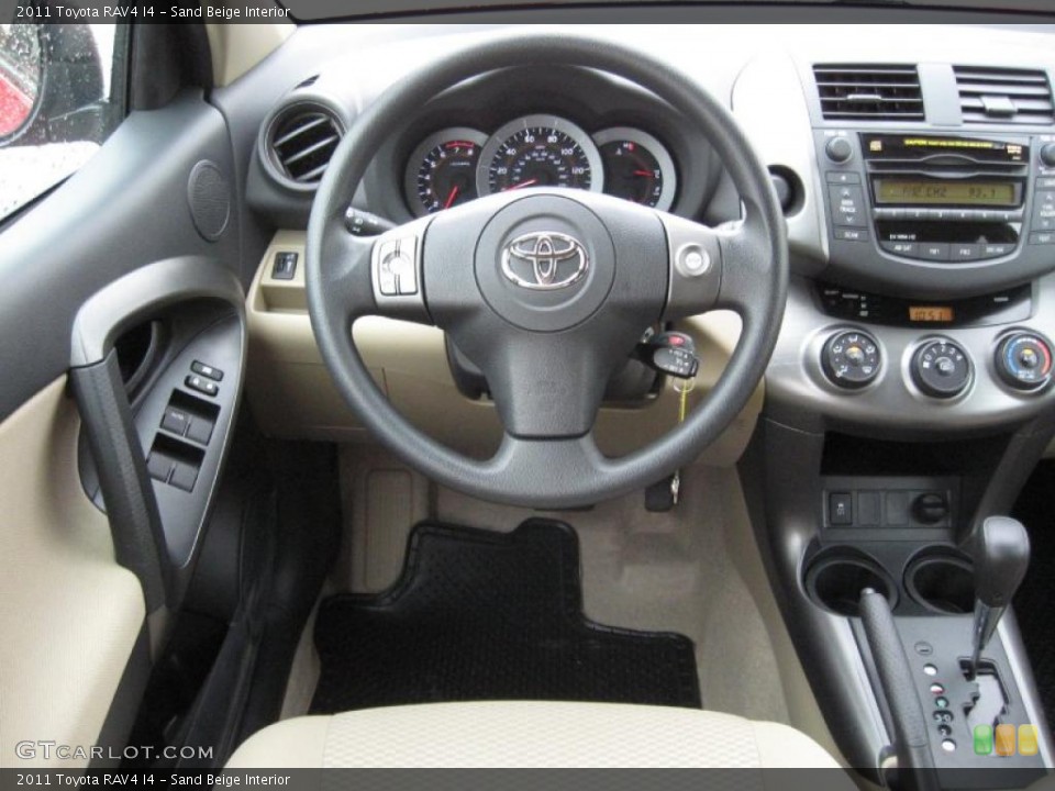 Sand Beige Interior Dashboard for the 2011 Toyota RAV4 I4 #39181509