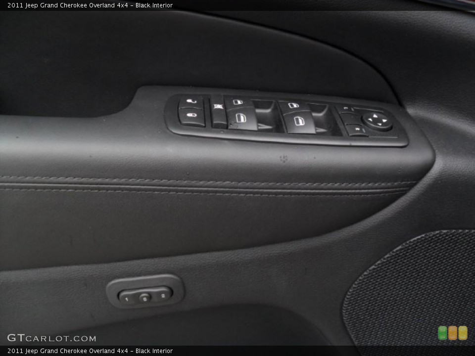 Black Interior Controls for the 2011 Jeep Grand Cherokee Overland 4x4 #39181639