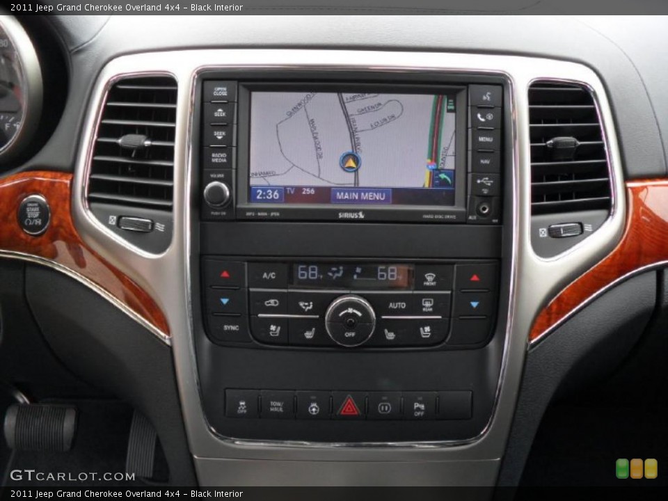 Black Interior Navigation for the 2011 Jeep Grand Cherokee Overland 4x4 #39181719