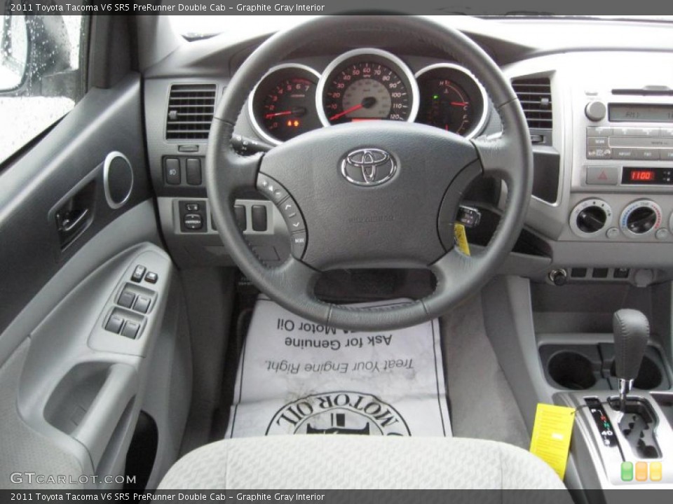 Graphite Gray Interior Dashboard for the 2011 Toyota Tacoma V6 SR5 PreRunner Double Cab #39181755