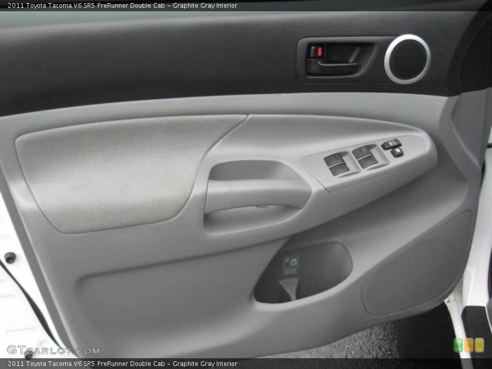 Graphite Gray Interior Door Panel for the 2011 Toyota Tacoma V6 SR5 PreRunner Double Cab #39181803