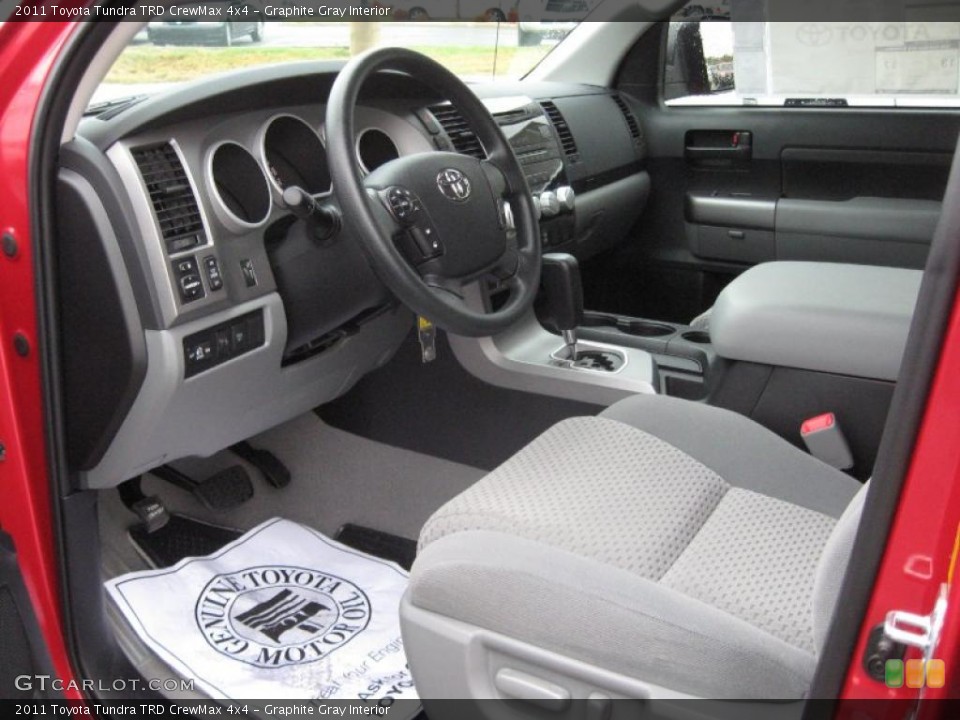 Graphite Gray Interior Prime Interior for the 2011 Toyota Tundra TRD CrewMax 4x4 #39182024