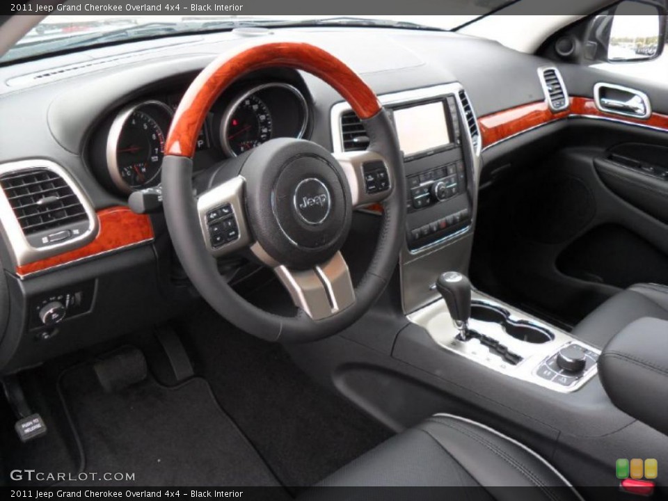 Black Interior Prime Interior for the 2011 Jeep Grand Cherokee Overland 4x4 #39182035