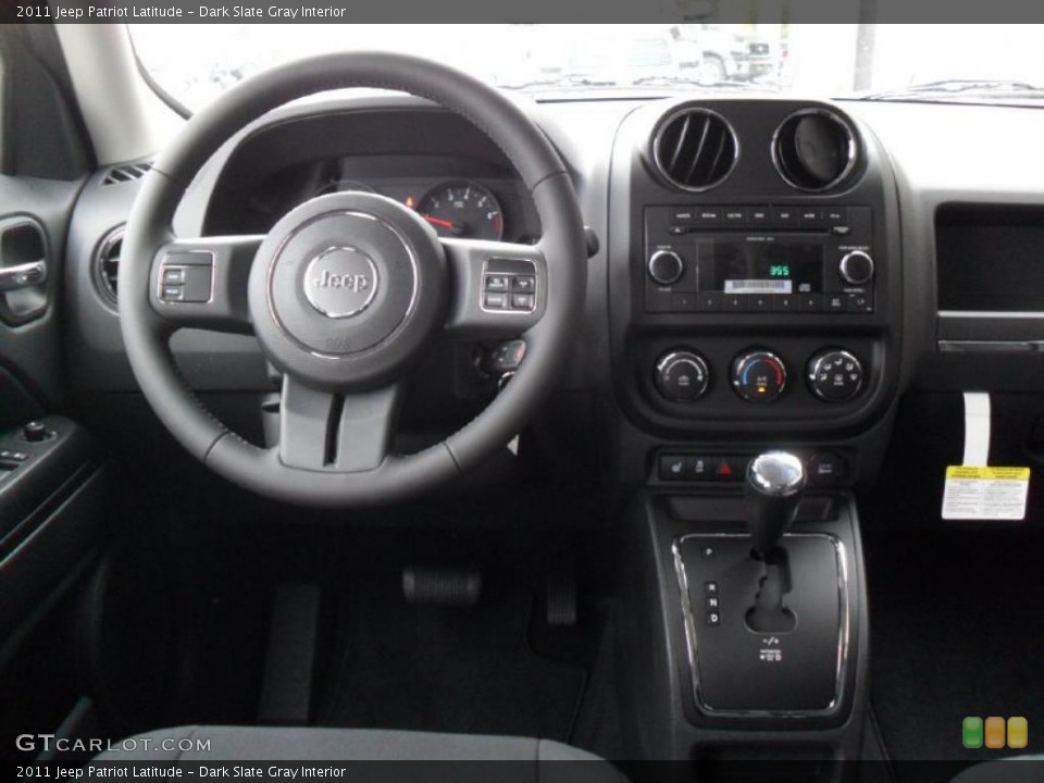 Dark Slate Gray Interior Dashboard for the 2011 Jeep Patriot Latitude #39182287