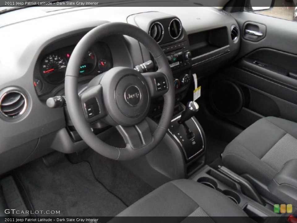 Dark Slate Gray Interior Prime Interior for the 2011 Jeep Patriot Latitude #39182443