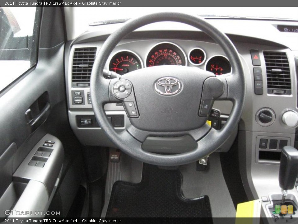 Graphite Gray Interior Steering Wheel for the 2011 Toyota Tundra TRD CrewMax 4x4 #39182495