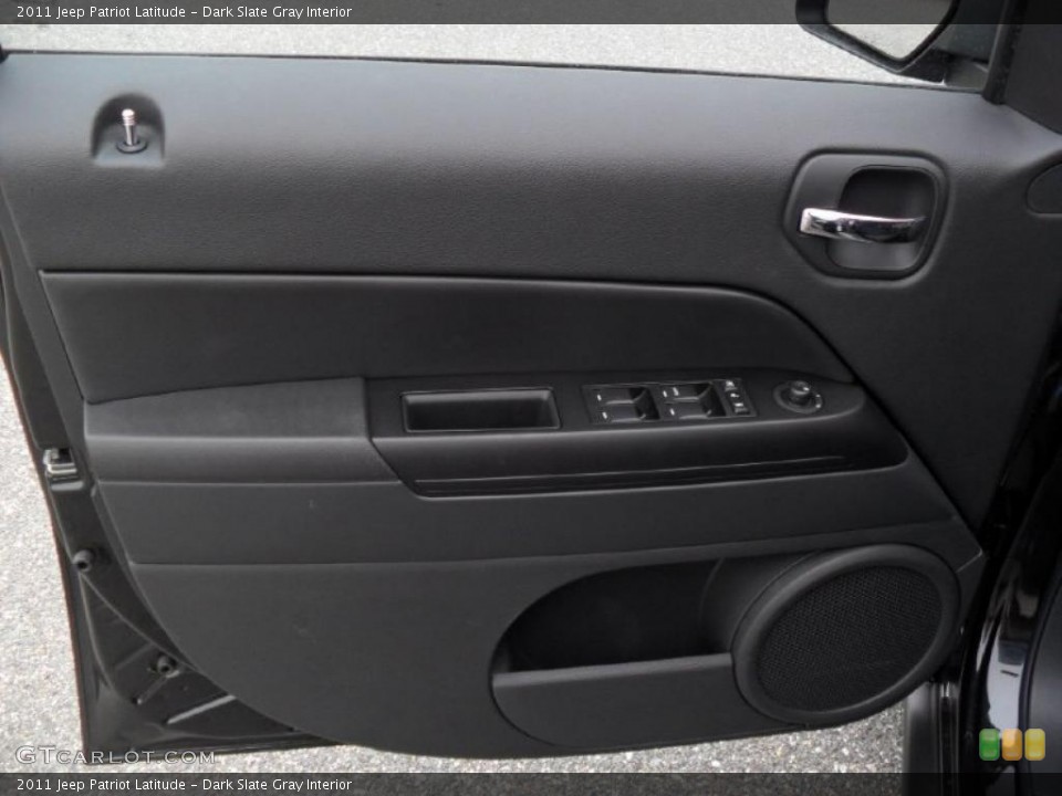 Dark Slate Gray Interior Door Panel for the 2011 Jeep Patriot Latitude #39182591