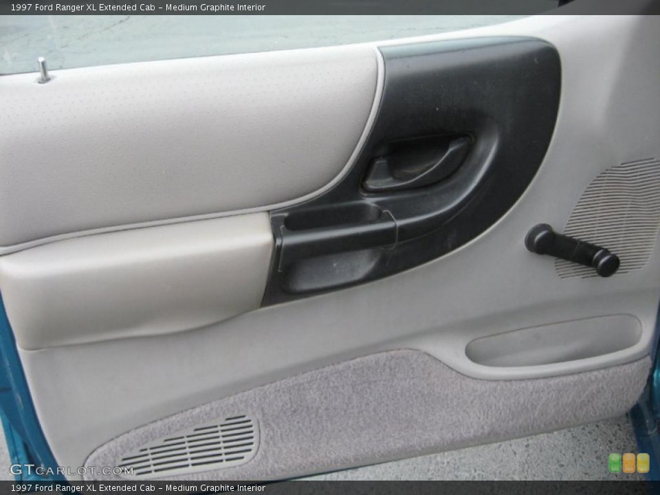 Medium Graphite Interior Door Panel for the 1997 Ford Ranger XL Extended Cab #39183715