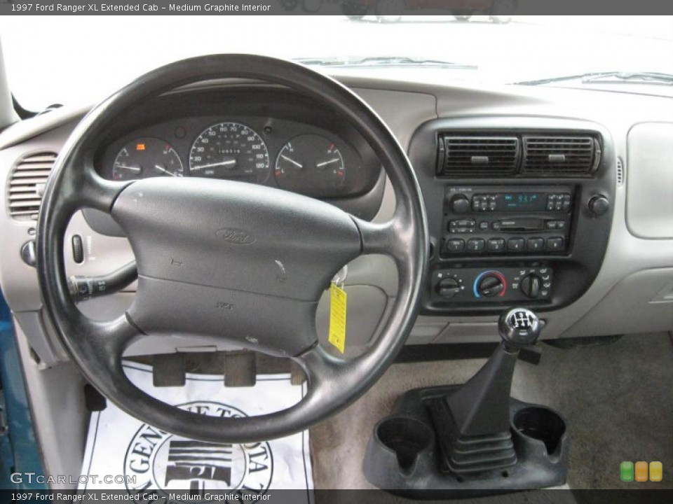 Medium Graphite Interior Dashboard for the 1997 Ford Ranger XL Extended Cab #39183739