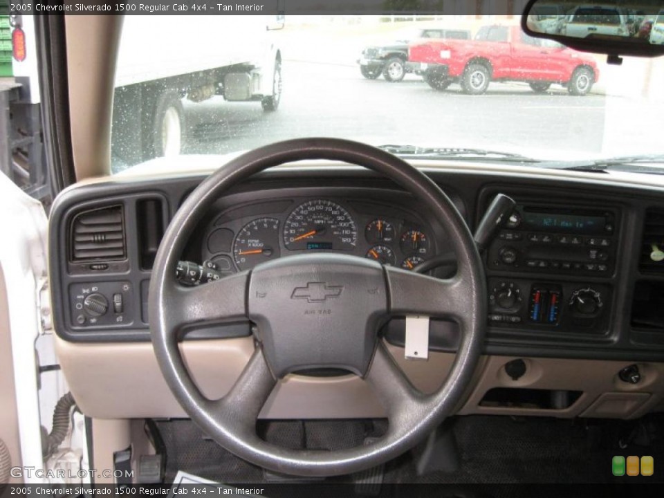 Tan Interior Dashboard for the 2005 Chevrolet Silverado 1500 Regular Cab 4x4 #39183971