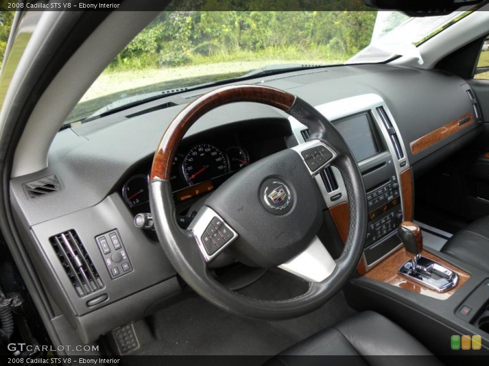 Ebony Interior Prime Interior for the 2008 Cadillac STS V8 #39184823
