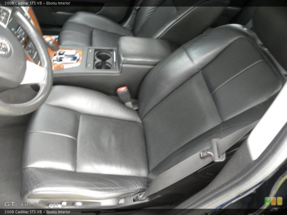 Ebony Interior Photo for the 2008 Cadillac STS V8 #39184855
