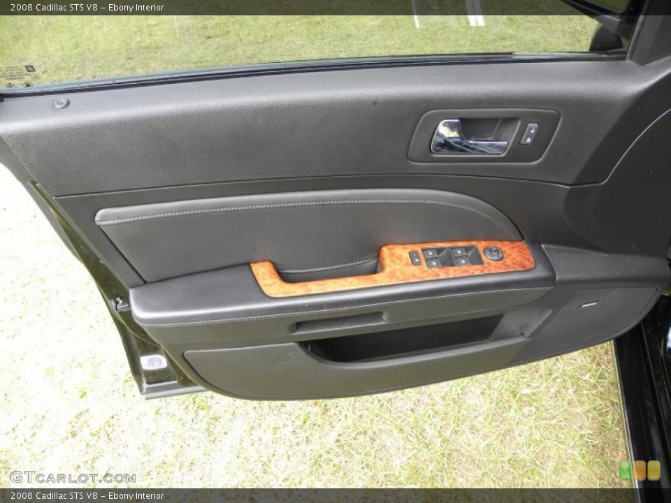 Ebony Interior Door Panel for the 2008 Cadillac STS V8 #39184871