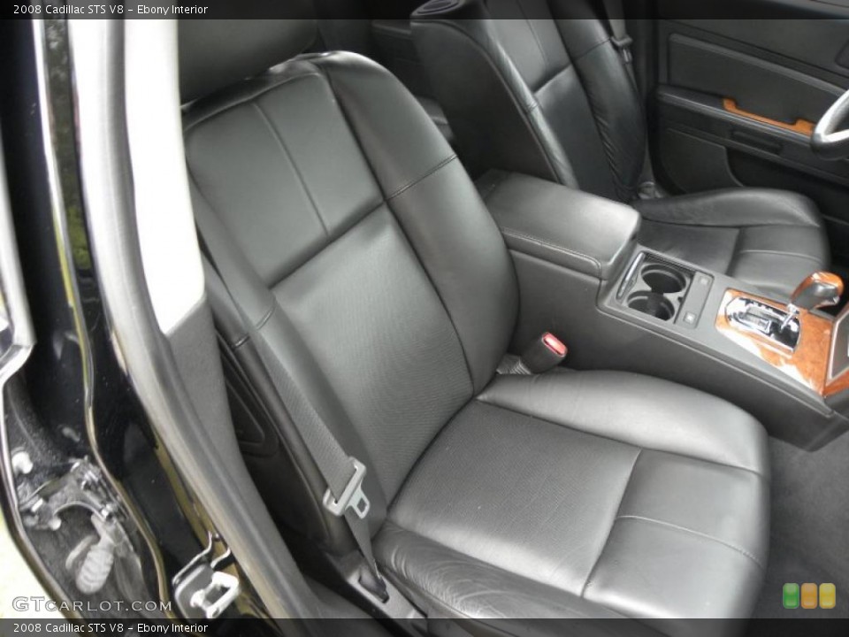 Ebony Interior Photo for the 2008 Cadillac STS V8 #39184919