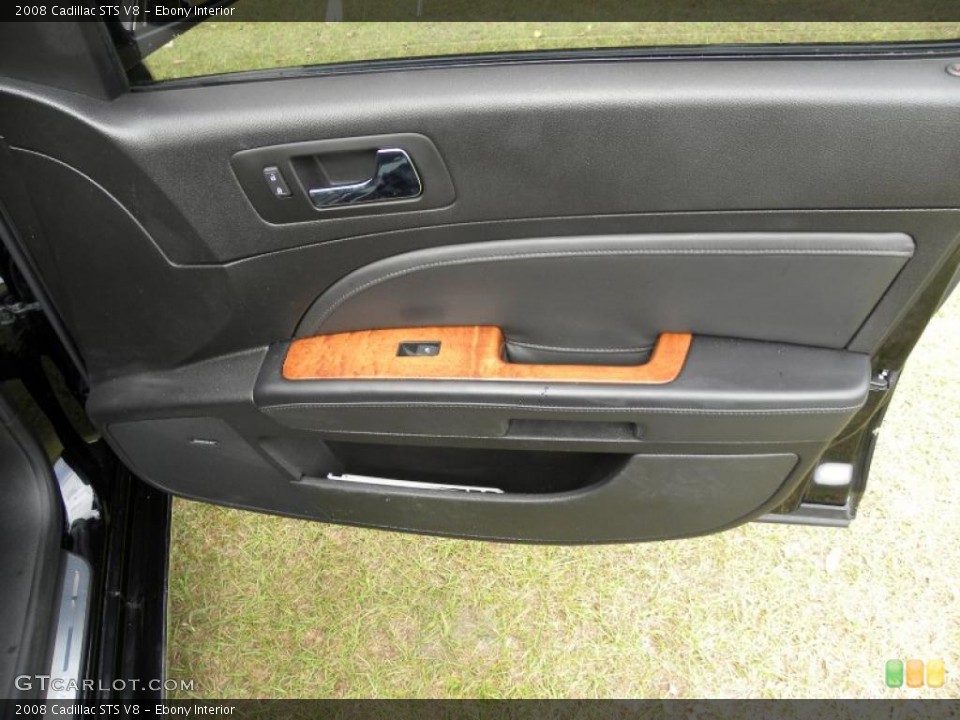 Ebony Interior Door Panel for the 2008 Cadillac STS V8 #39184935