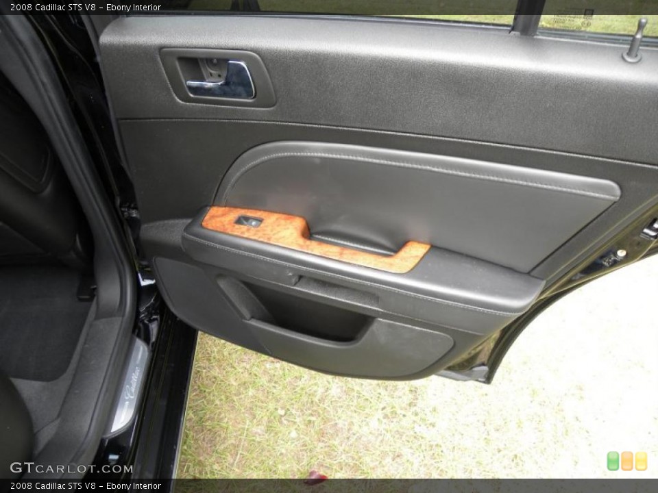 Ebony Interior Door Panel for the 2008 Cadillac STS V8 #39184967