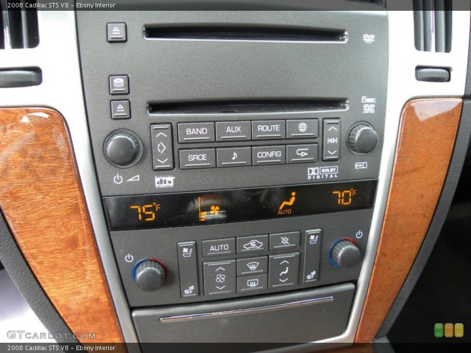 Ebony Interior Controls for the 2008 Cadillac STS V8 #39185121