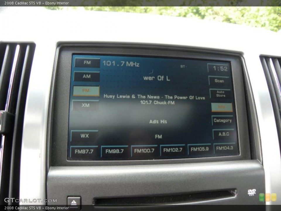 Ebony Interior Controls for the 2008 Cadillac STS V8 #39185139
