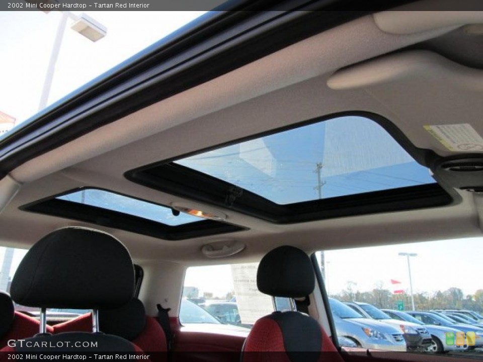 Tartan Red Interior Sunroof for the 2002 Mini Cooper Hardtop #39185181