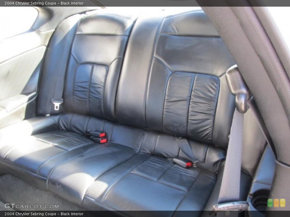Black Interior Photo for the 2004 Chrysler Sebring Coupe #39185423