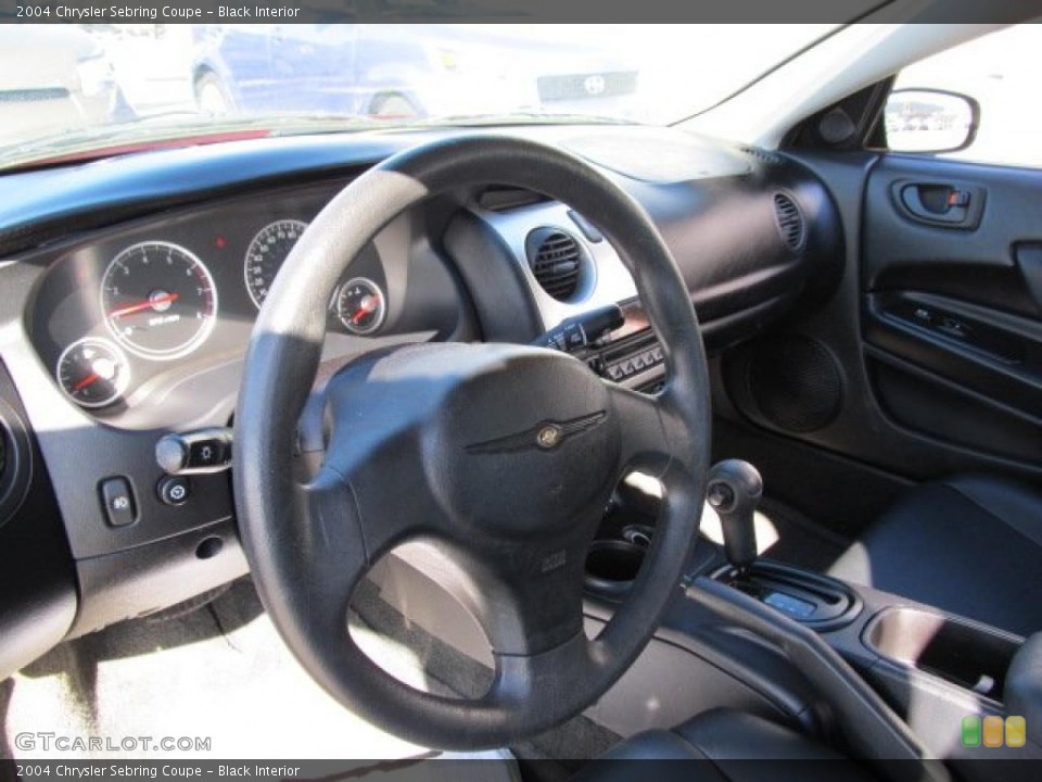 Black Interior Dashboard for the 2004 Chrysler Sebring Coupe #39185467