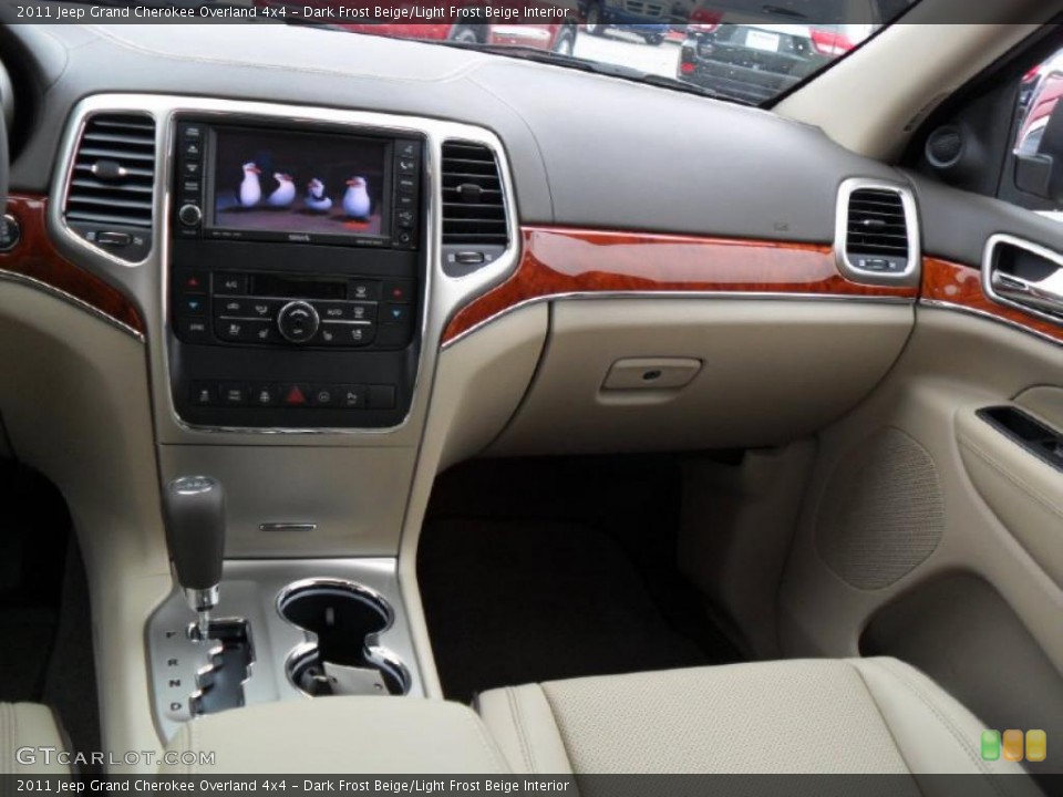 Dark Frost Beige/Light Frost Beige Interior Controls for the 2011 Jeep Grand Cherokee Overland 4x4 #39186243