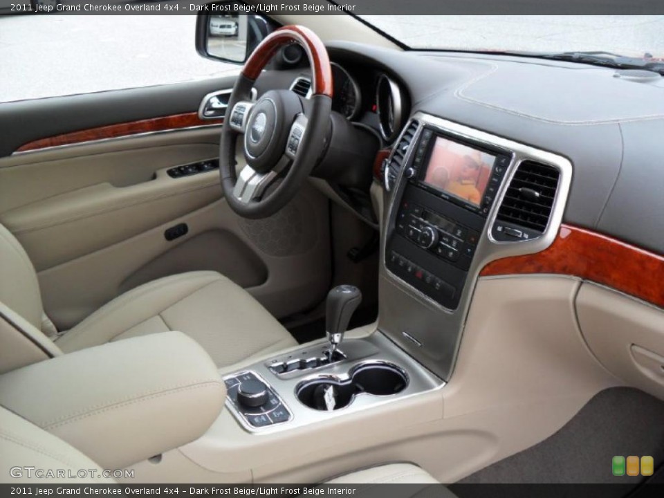 Dark Frost Beige/Light Frost Beige Interior Dashboard for the 2011 Jeep Grand Cherokee Overland 4x4 #39186325