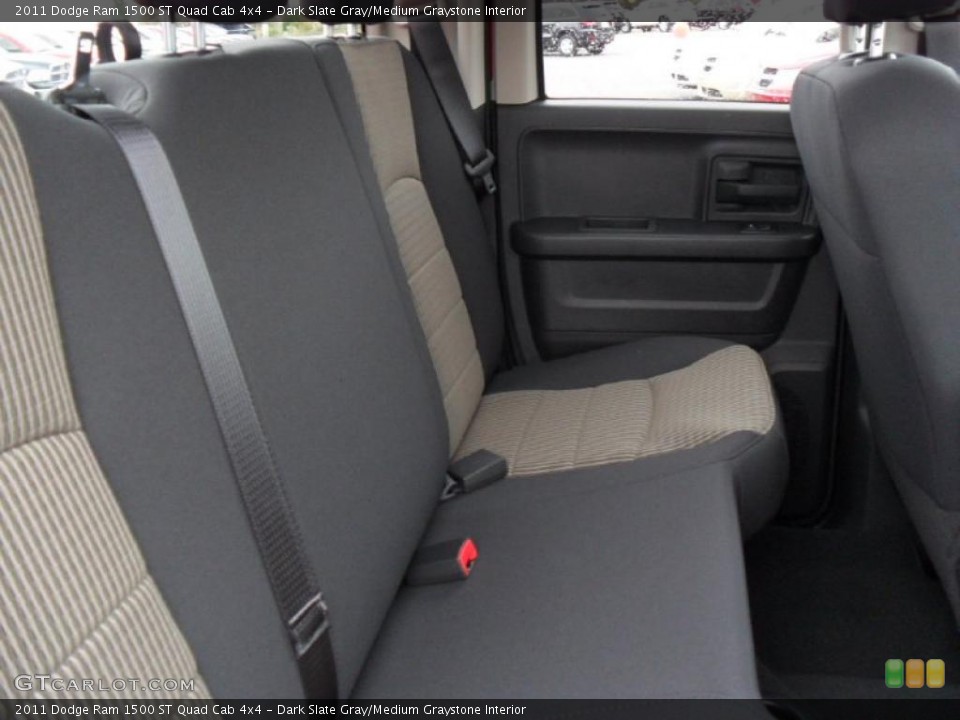 Dark Slate Gray/Medium Graystone Interior Photo for the 2011 Dodge Ram 1500 ST Quad Cab 4x4 #39186727