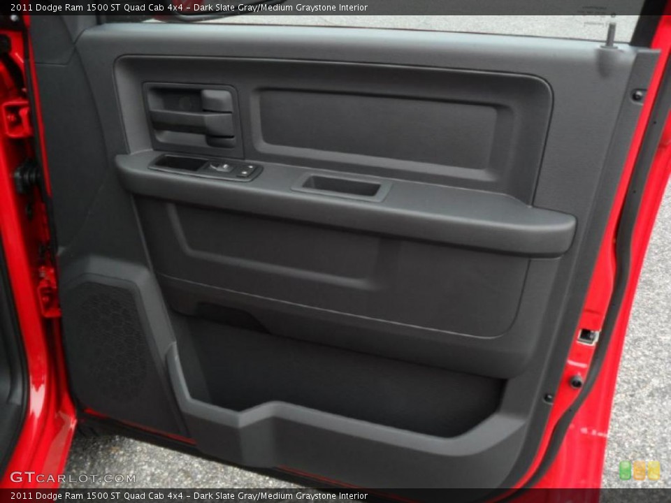 Dark Slate Gray/Medium Graystone Interior Door Panel for the 2011 Dodge Ram 1500 ST Quad Cab 4x4 #39186795