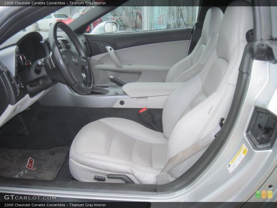 Titanium Gray Interior Photo for the 2006 Chevrolet Corvette Convertible #39186927