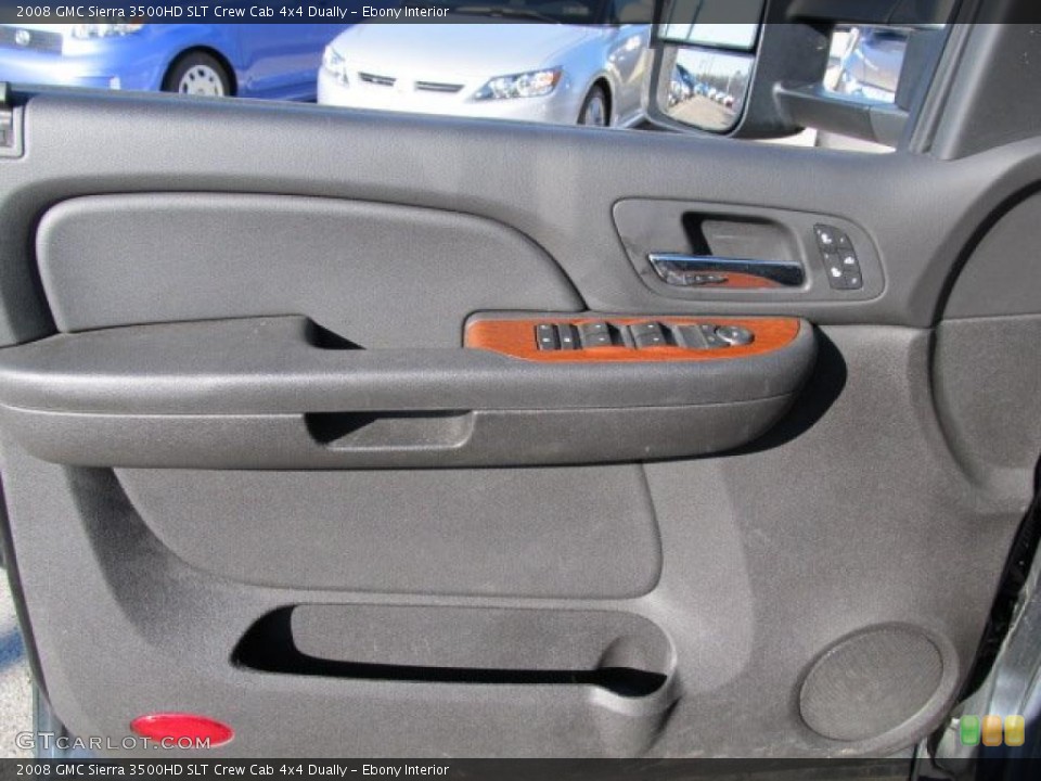 Ebony Interior Door Panel for the 2008 GMC Sierra 3500HD SLT Crew Cab 4x4 Dually #39187339