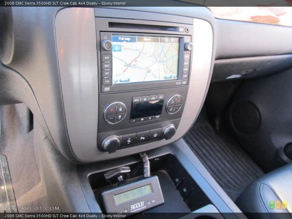 Ebony Interior Controls for the 2008 GMC Sierra 3500HD SLT Crew Cab 4x4 Dually #39187395