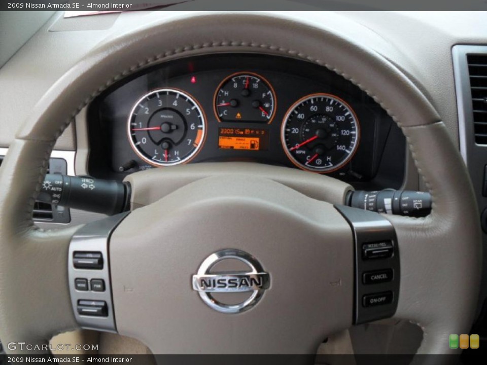 Almond Interior Controls for the 2009 Nissan Armada SE #39187487