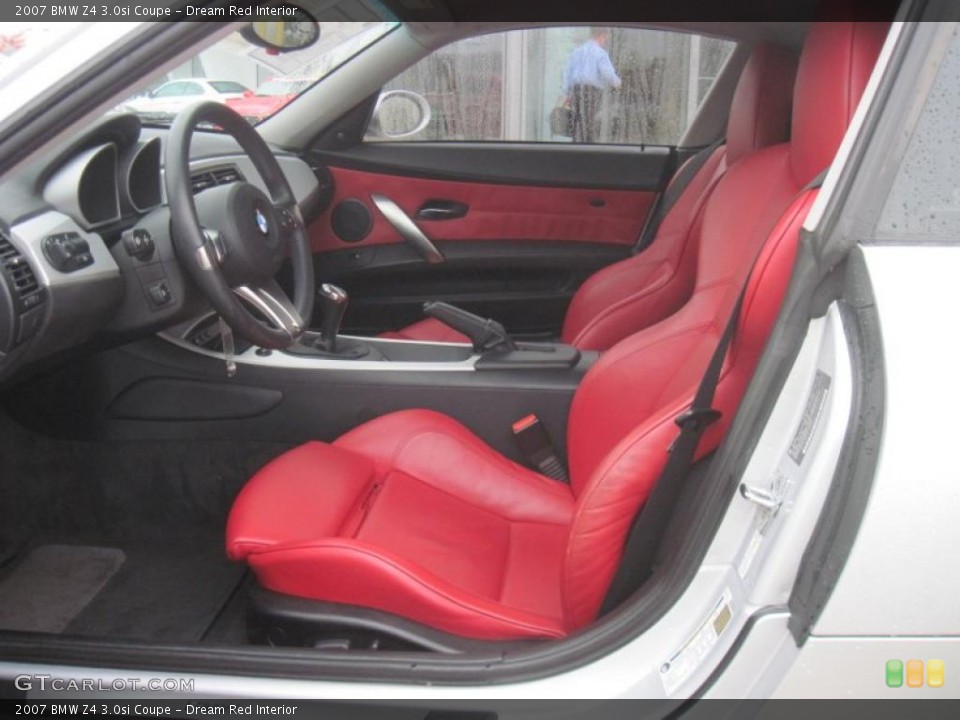 Dream Red Interior Photo for the 2007 BMW Z4 3.0si Coupe #39187703