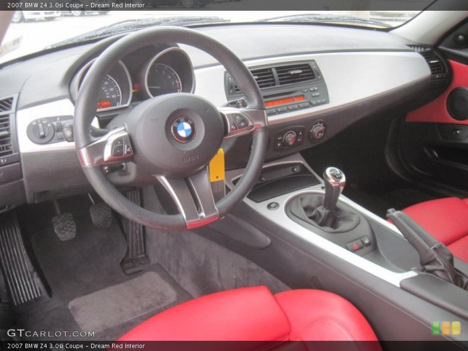 Dream Red Interior Prime Interior for the 2007 BMW Z4 3.0si Coupe #39187731