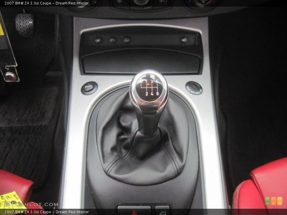Dream Red Interior Transmission for the 2007 BMW Z4 3.0si Coupe #39187783