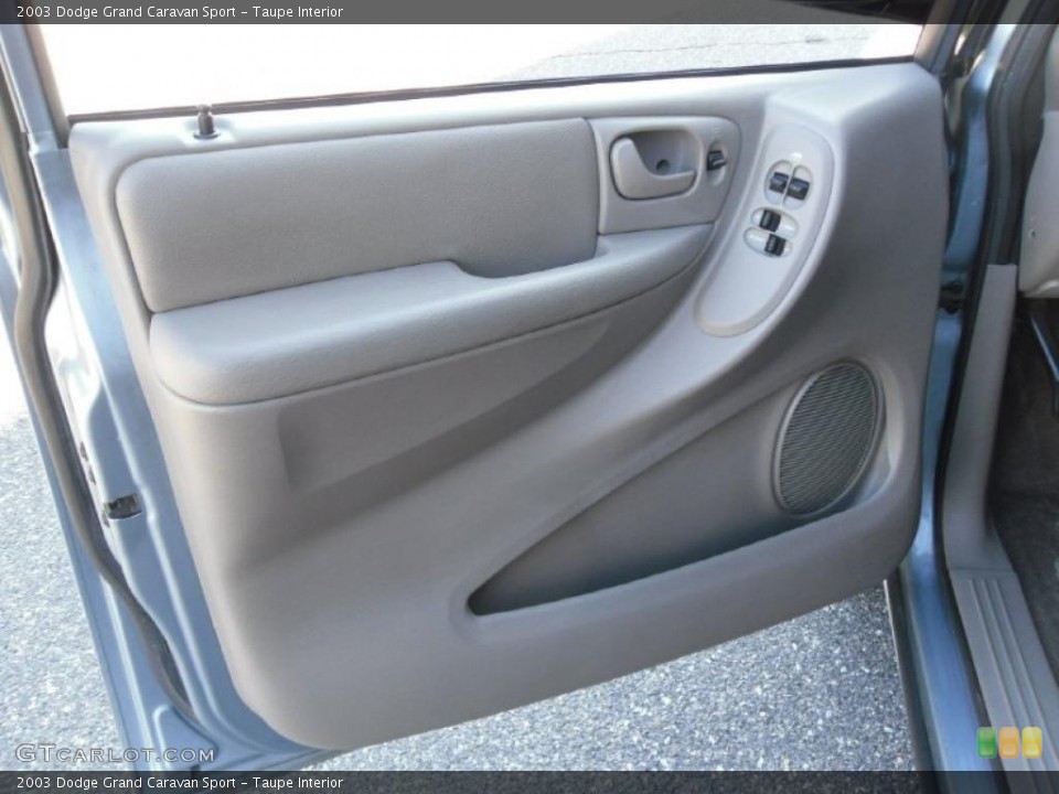 Taupe Interior Door Panel for the 2003 Dodge Grand Caravan Sport #39187895