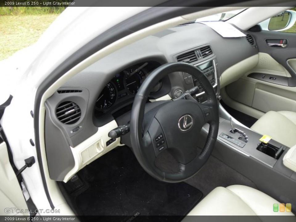 Light Gray Interior Photo for the 2009 Lexus IS 250 #39188011