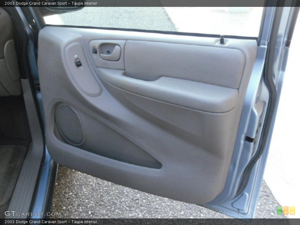 Taupe Interior Door Panel for the 2003 Dodge Grand Caravan Sport #39188063