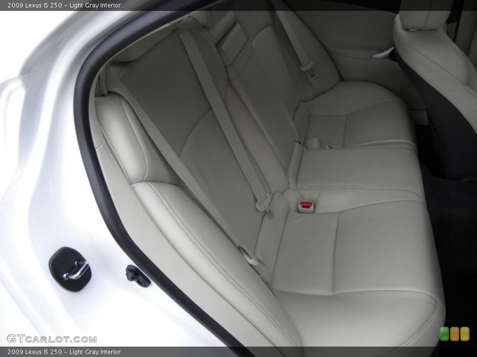 Light Gray Interior Photo for the 2009 Lexus IS 250 #39188127