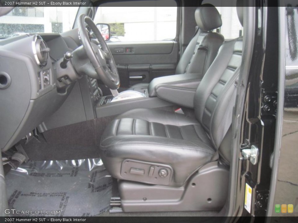 Ebony Black Interior Photo for the 2007 Hummer H2 SUT #39188307