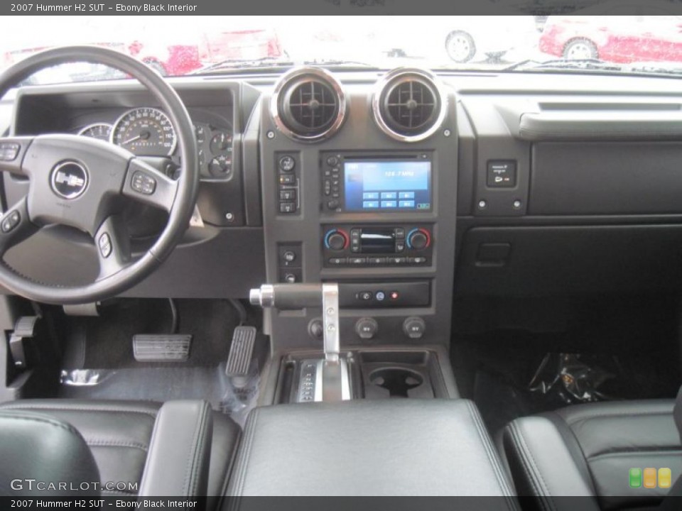 Ebony Black Interior Dashboard for the 2007 Hummer H2 SUT #39188335