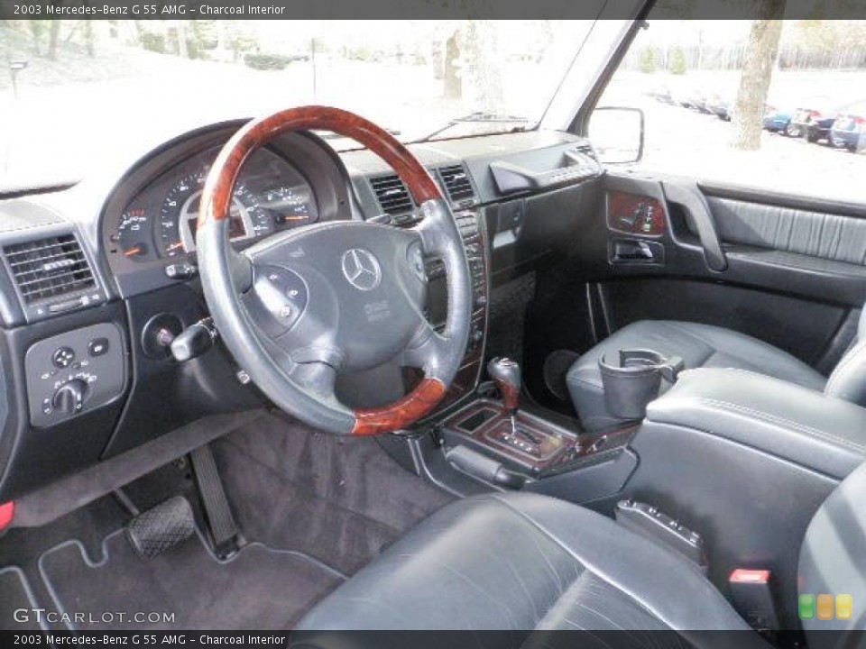 Charcoal 2003 Mercedes-Benz G Interiors