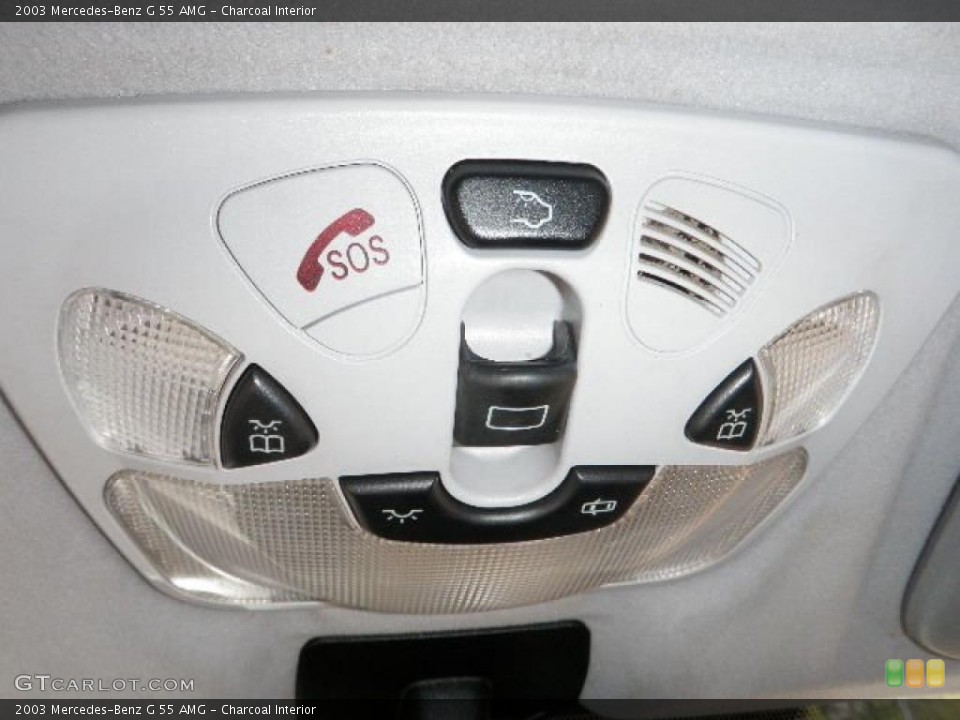 Charcoal Interior Controls for the 2003 Mercedes-Benz G 55 AMG #39188615
