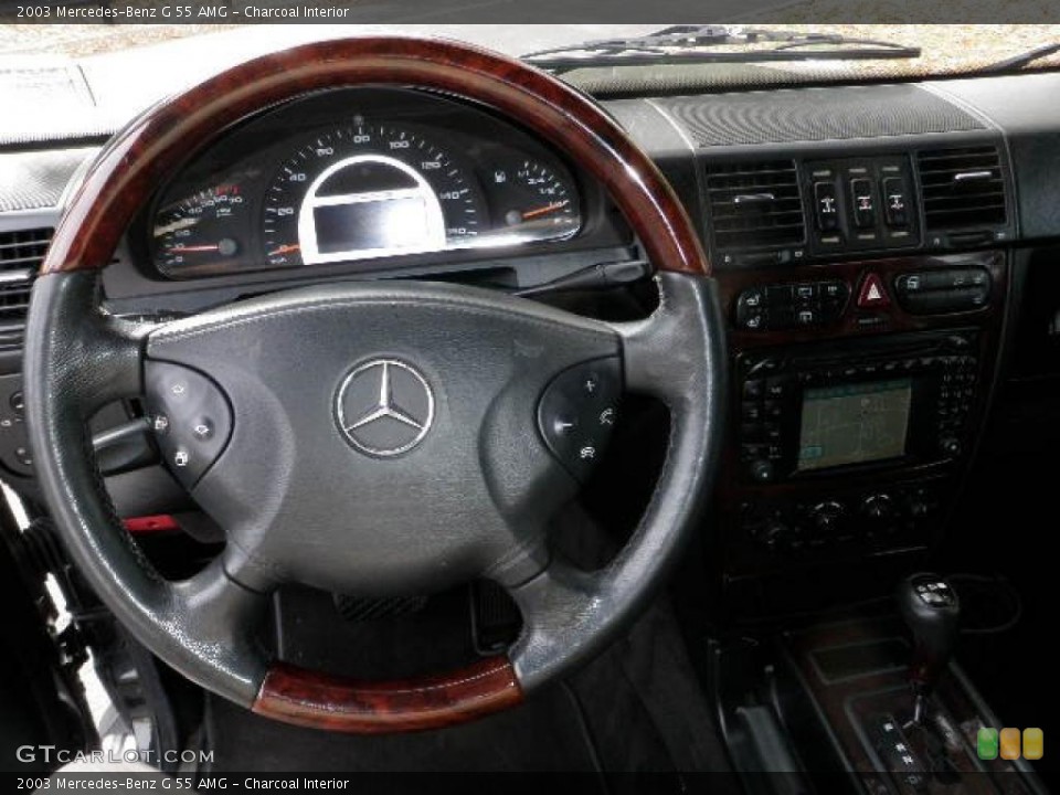 Charcoal Interior Steering Wheel for the 2003 Mercedes-Benz G 55 AMG #39188631
