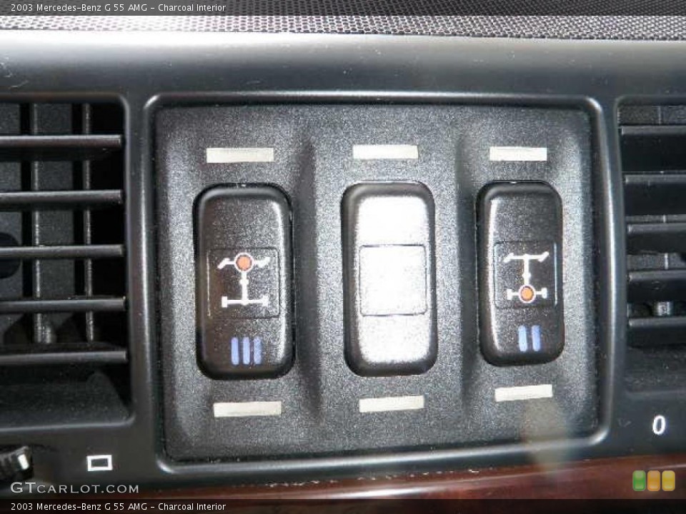Charcoal Interior Controls for the 2003 Mercedes-Benz G 55 AMG #39188655
