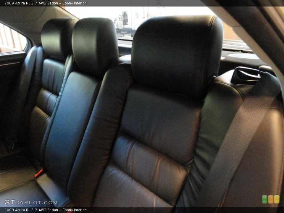 Ebony Interior Photo for the 2009 Acura RL 3.7 AWD Sedan #39188939